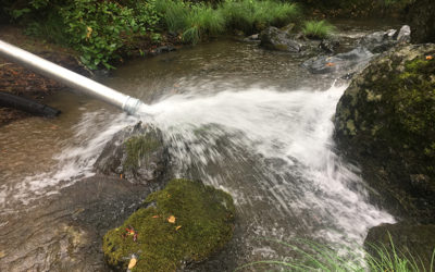 Porter Creek Streamflow Enhancement Project Begins Releasing Water